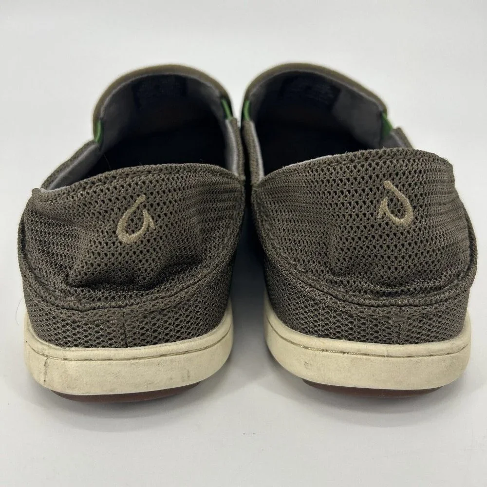 Olukai Shoes Mens‎ Size 9M EUR 42 Brown Nohea Mesh Slip On Sneaker